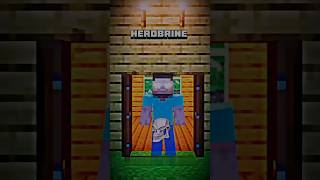 🔥 HEROBRINE Is BACK in Minecraft 😱 | Scariest Encounter Ever! 👻💀#shorts #viral