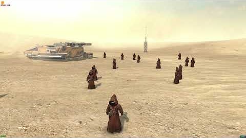 Galaxy At War - Dev Diary - Showcase - New Fauna/AI/FX - Jawas