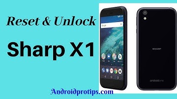 How to Reset & Unlock Sharp X1