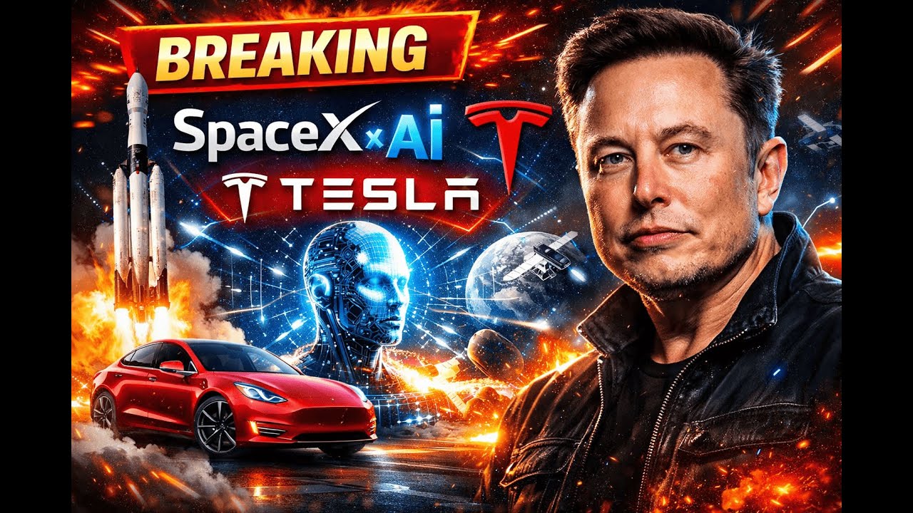 Elon Musk’s Mega Move: Tesla, SpaceX & xAI MERGE?!