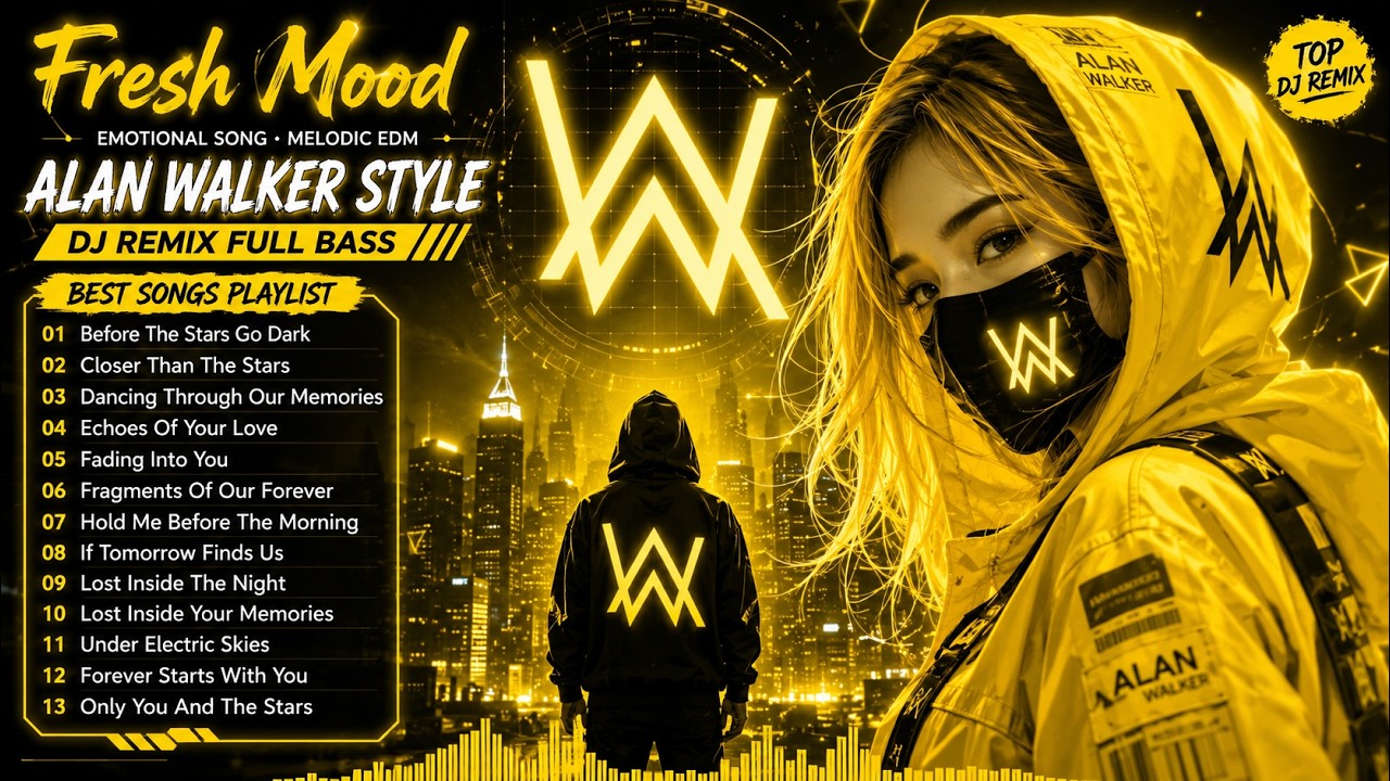 TOP ALAN WALKER STYLE - Fresh Mood DJ Remix Full Bass 2026 | Melodic EDM & Emotional Songs auf YouTube ansehen TOP ALAN WALKER STYLE - Fresh Mood DJ Remix Full Bass 2026 | Melodic EDM & Emotional Songs auf YouTube ansehen