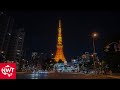 【4K HDR】Tokyo Tower View-Dori St, Spring 2021 - Night Ver.