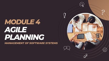 Agile Planning | CST309 | MSS MODULE 4 | KTU | Anna Thomas | SJCET