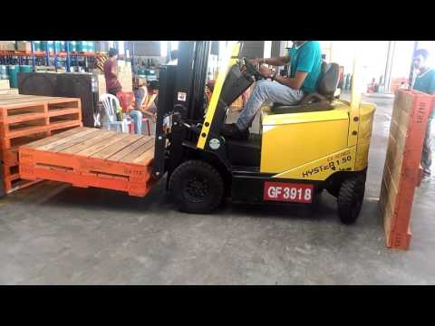 This is forklift training tiong nam