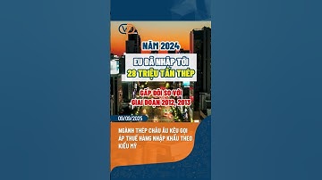 Ngành thép châu Âu kêu gọi áp thuế hàng nhập khẩu theo kiểu Mỹ