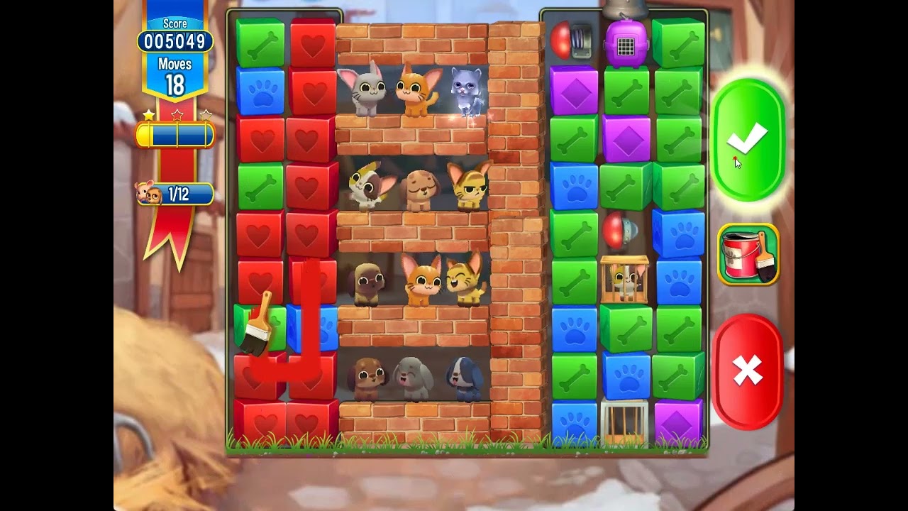Pet Rescue Saga level 4167