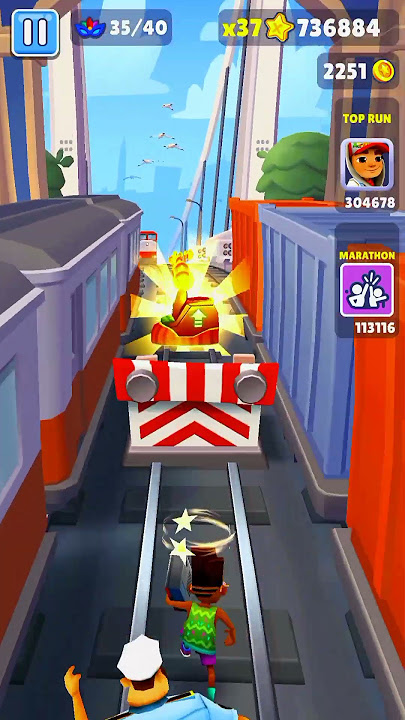 متصفحو مترو الأنفاق #subwaysurfers #subwaysurfers #gaming #shorts #085