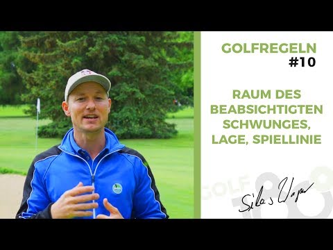 Golf Rule #10 - Area of ​​Intended Swing, Lie, Line of Play