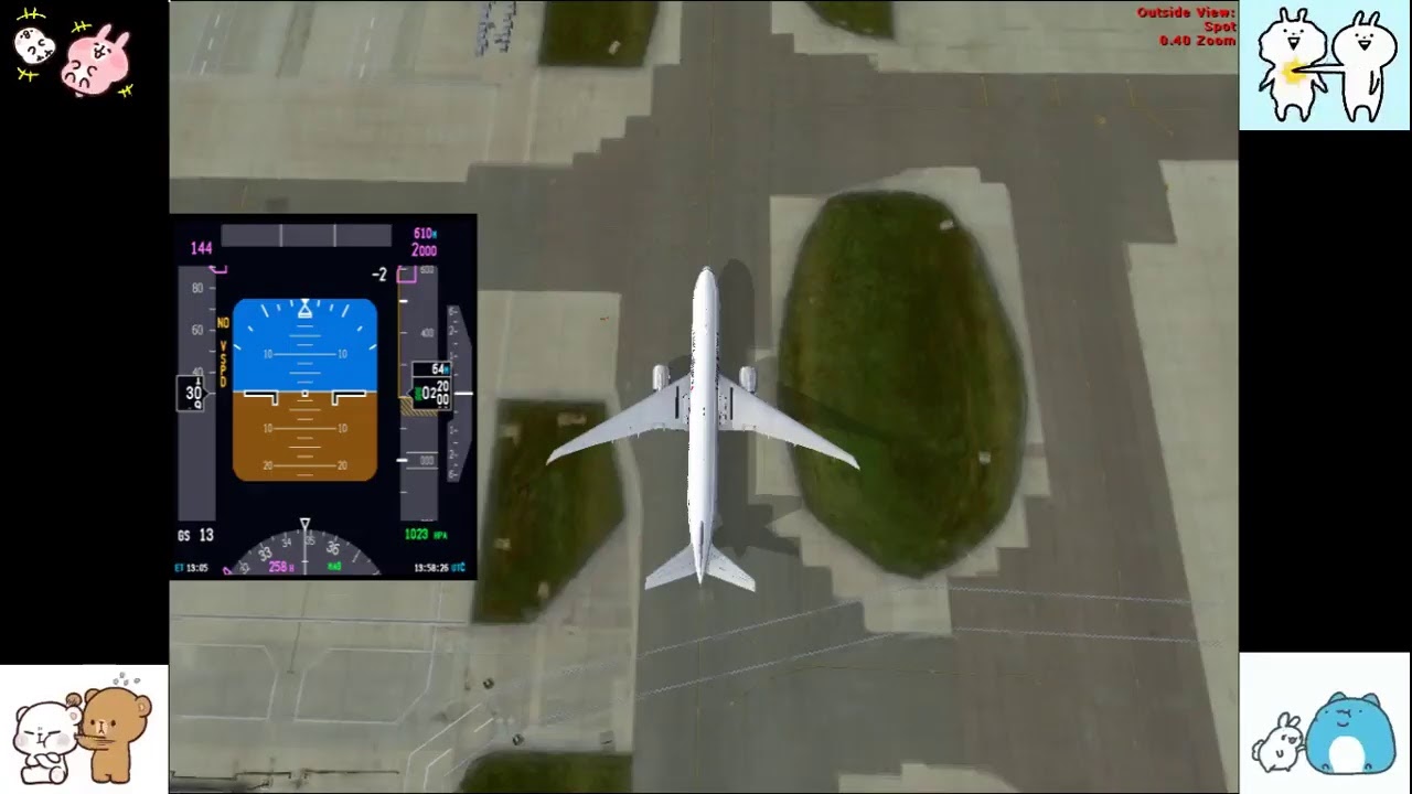 【FSX-77W】CI69 TPE-LGW 台北(桃園)-倫敦(蓋威克) Arrival