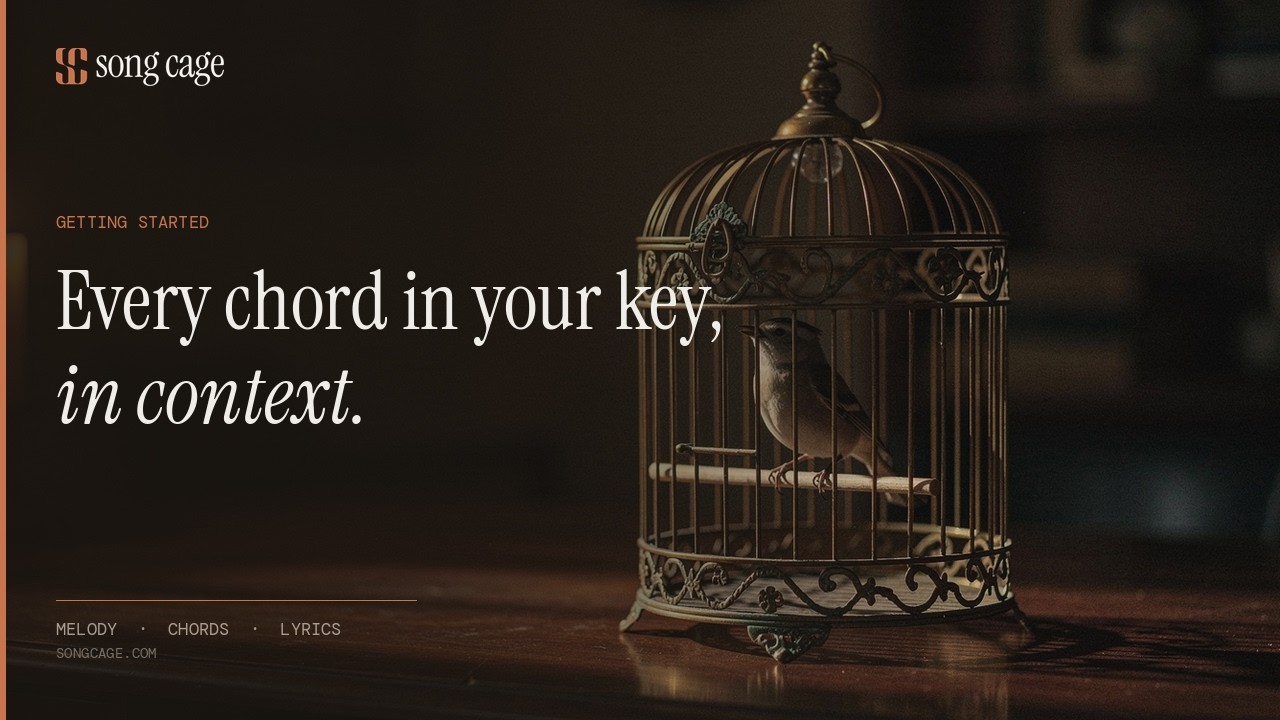 Video thumbnail for Every chord in your key, in context — Song Cage