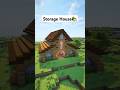 Minecraft Storage House🏡 Tutorial #shorts #minecraft #tutorial #foryou #fyp