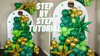 HOW TO: BALLOON GARLAND TUTORIAL | St Patrick’s Day | FancyBackdrops.com