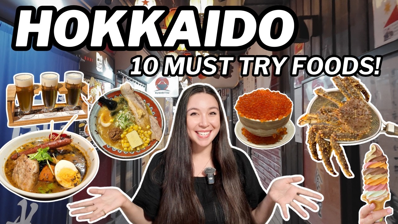 10 MUST TRY foods in Hokkaido, Japan! Sapporo & Otaru Food Guide - YouTube