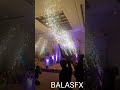 Fireworks for wedding event  bala sfx