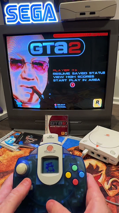 Sega Dreamcast Grand theft auto 2 #gta #gta2 #dreamcast #retrogaming #gaming #sega #retrogamer