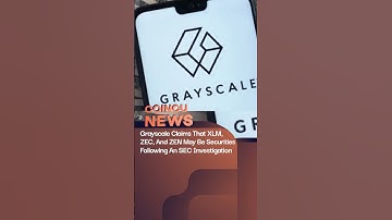 Grayscale Claims That XLM, ZEC, And ZEN May Be Securities | 29 Aug 2022 | Flash News Daily #shorts