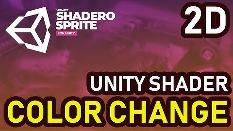 2D Shader Color Manipulation with Shadero Sprite for Unity