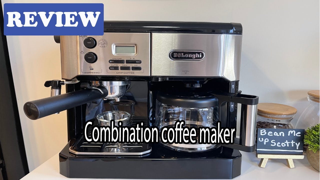  De'Longhi BCO430BM All-in-One Combination Maker & Espresso  Machine + Advanced Milk Frother for Cappuccino, Latte & Macchiato + Glass  Coffee Pot 10-Cup : Home & Kitchen