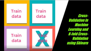 Cross-Validation in Machine Learning and K-fold Cross-Validation using Sklearn