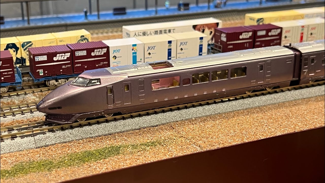Nゲージ】EH500牽引3054レ、キニハ58魔改造、EF58急行列車、200系四季
