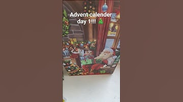 advent calendar day 1!!!! #christmas #christmascountdown #fyp #viral #trending #shorts