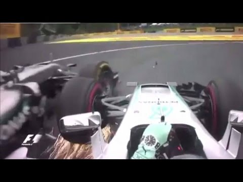 Austrian GP 2016 F1 onboard Hamilton & Rosberg crash Analysis: Who's to blame?