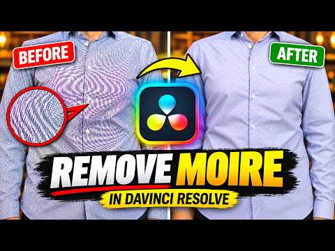 How to REMOVE Moiré in DaVinci Resolve (It Actually Works!)
