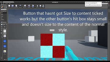 Unreal Engine 4 - UMG Size to Content Issue Hitbox 4.6.1