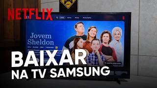 Como CONECTAR a NETFLIX na TV SAMSUNG (2026)