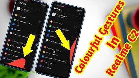 Both Side Colourful Gestures On Realme C2 | How To Enable Both Side Colourful Gestures On Realme C2