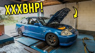 I GOT MY K-SWAPPED CIVIC REMAPPED