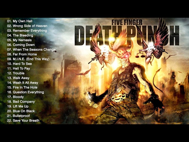 Five Finger Death Punch Greatest Hits - Five Finger Death Punch Full Album 2021 class=