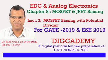 EDC & Analog Electronics Chap 8 MOSFET and FET Biasing L3 MOSFET Biasing with potenial divider bias