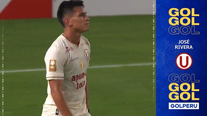 Torneo Clausura: José Rivera marcó el Universitario 6-0 Carlos Mannucci