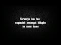 Eren - Seluas Samudra ( Lyric)