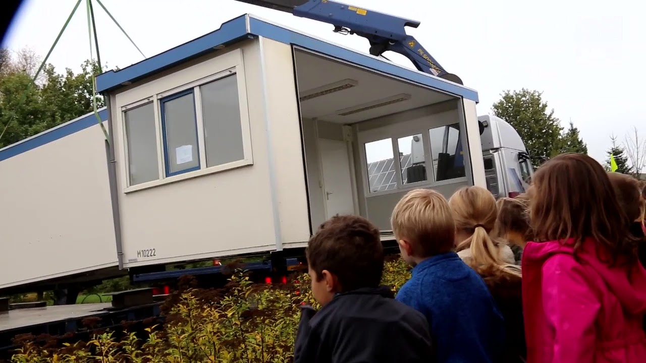 Container bilden Übergangskrippe für Kindergarten „Klein Grashaus“