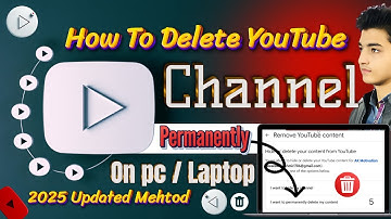 How to Delete YouTube Channel Permanently on Pc/laptop 2025 | Delete Youtube Channel on desktop 2025