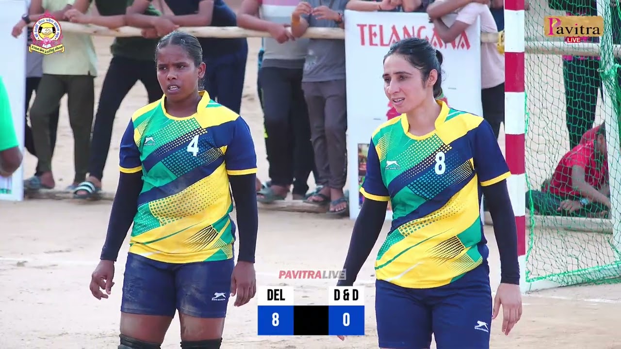 Match : Delhi v/s Diu and Daman || 54th Senior Women's National Handball Championship 2025