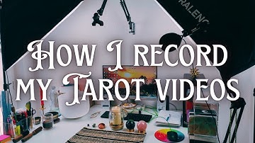 How I record my Tarot Pick a Cards (Equipment and tips) @allislovetarot