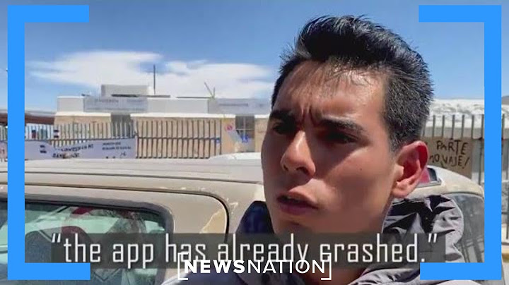 Asylum seekers say US Customs and Border Protection app keeps crashing | Elizabeth Vargas Reports