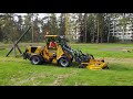 Wille 375 with rotary mower