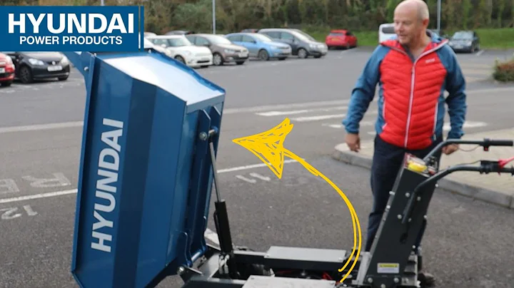 Product Demonstration of The Hyundai HYMD500B Battery Powered Mini Dumper With 500kg Load Capacity