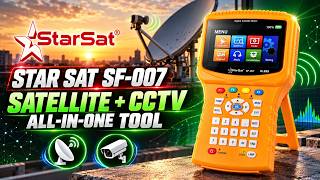 StarSat SF-007 Unboxing & Full Review | Satellite Finder + 8MP CCTV Tester screenshot 4