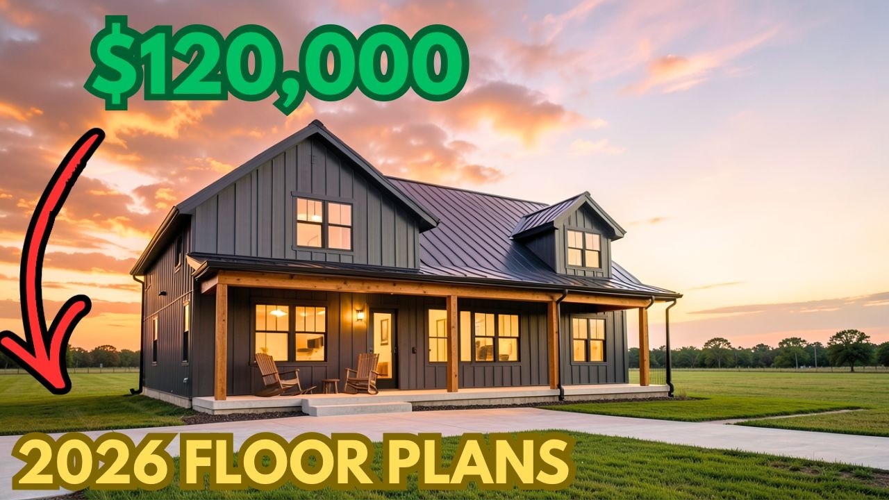 10 Two-Bedroom Barndominium Floor Plans You Can Build for $120K in 2026
