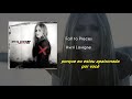 Avril Lavigne  - Fall To Pieces | Áudio | Legendado | Tradução