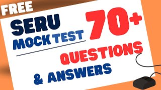 70+ SERU TFL Multiple Choice | SERU tfl MOCK Test practice | SERU Questions Answers screenshot 2