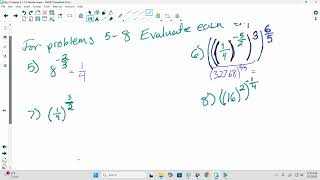 Algebra 2 Chapter 5 Review (1)