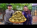 Rural Style Stuffed Dolma Recipe Made with Grape Leaves in the Clay Pot ♧ Village Life in Azerbaijan