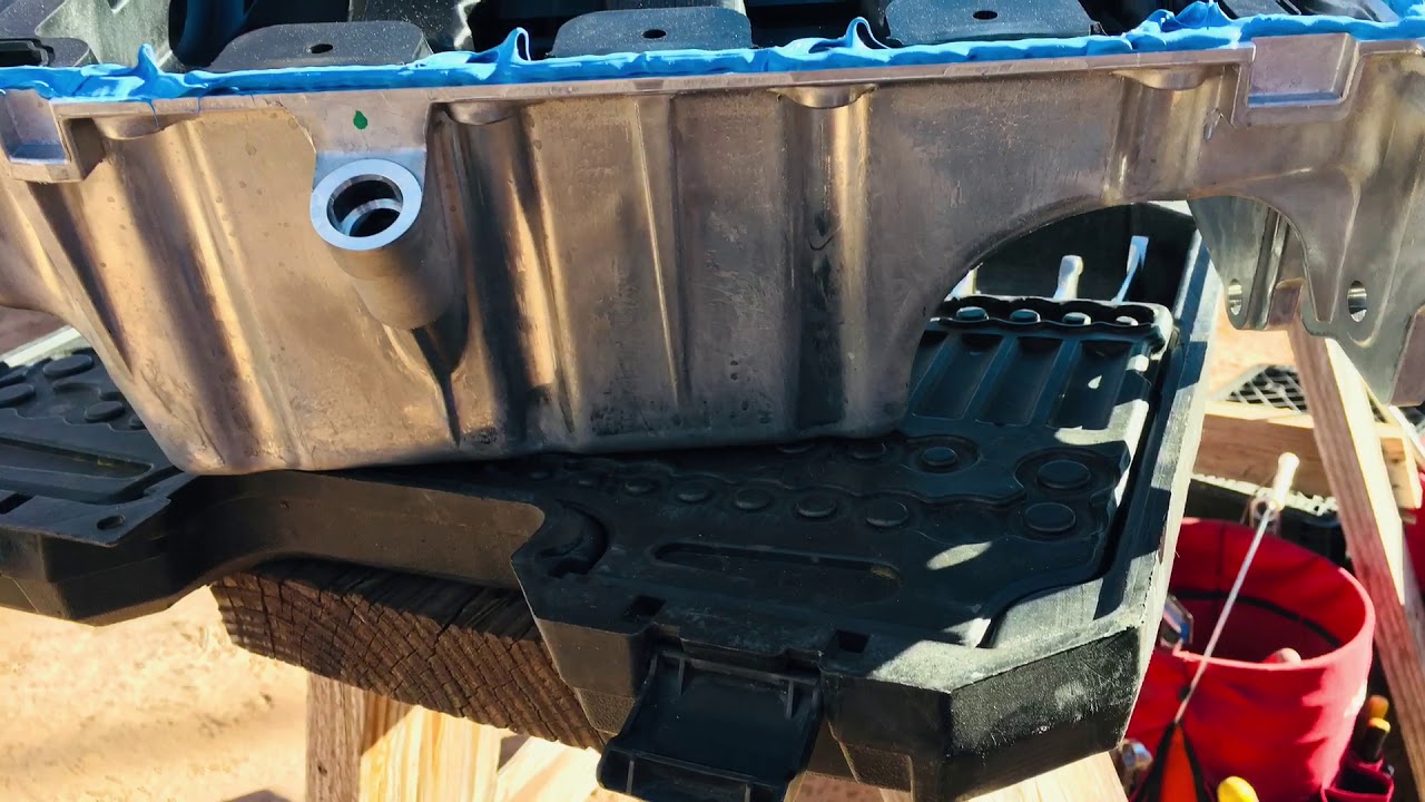 Oil pan replacement on Chevy Sonic (Not a tutorial) YouTube