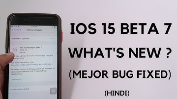 iOS 15 Beta 7 What